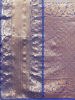 Thumbnail for Pink Pure Silk Woven Zari Design Polka Dots Saree with Unstitched Blouse - Hiral Fashion - Distacart