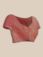 Thumbnail for Green Brocade Woven Zari Design Paisely Saree with Unstitched Blouse - Hiral Fashion - Distacart