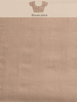 Thumbnail for Beige Pure Cotton Printed Floral Saree with Unstitched Blouse - Hiral Fashion - Distacart