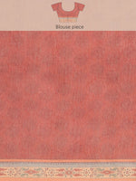 Thumbnail for Green Pure Cotton Printed Floral Saree with Unstitched Blouse - Hiral Fashion - Distacart