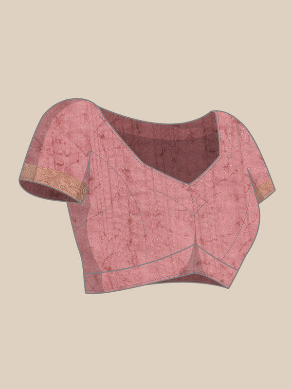 Maroon Silk Blend Digital Print Floral Saree with Unstitched Blouse - Hiral Fashion - Distacart