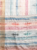 Thumbnail for Multicolor Silk Blend Printed Geomatric Saree with Unstitched Blouse - Hiral Fashion - Distacart