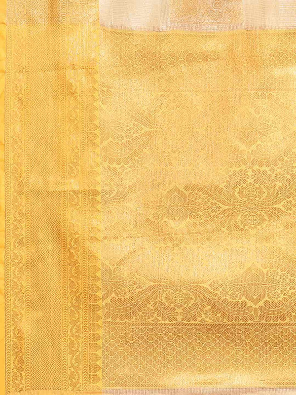 Beige Jute Silk Embellished Geomatric Saree with Unstitched Blouse - Hiral Fashion - Distacart