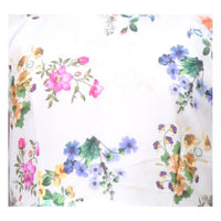 Thumbnail for Akarshan Cotton Blend Floral Barbie Frock With Three Layered White Net - Cream & White - Distacart
