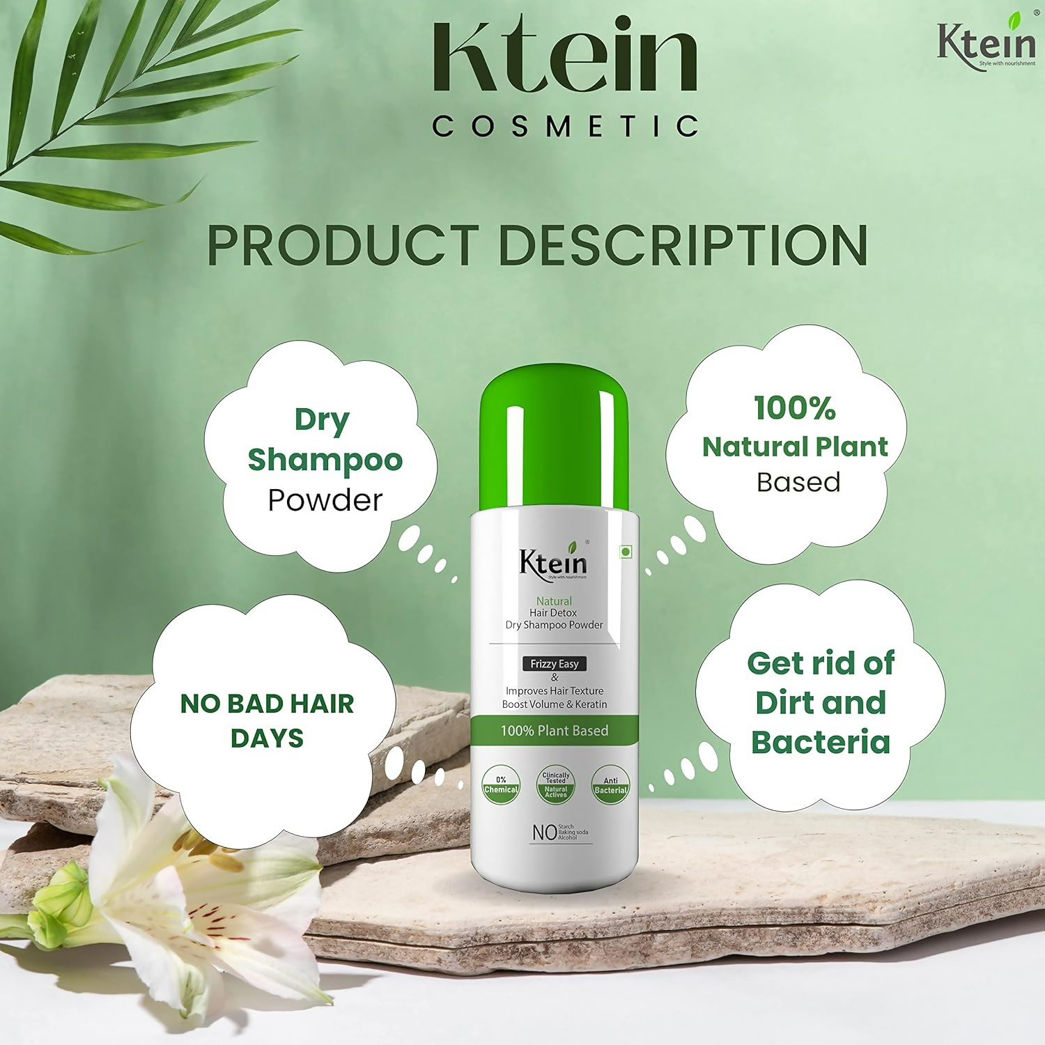 Ktein Natural Detox Dry Shampoo - Distacart