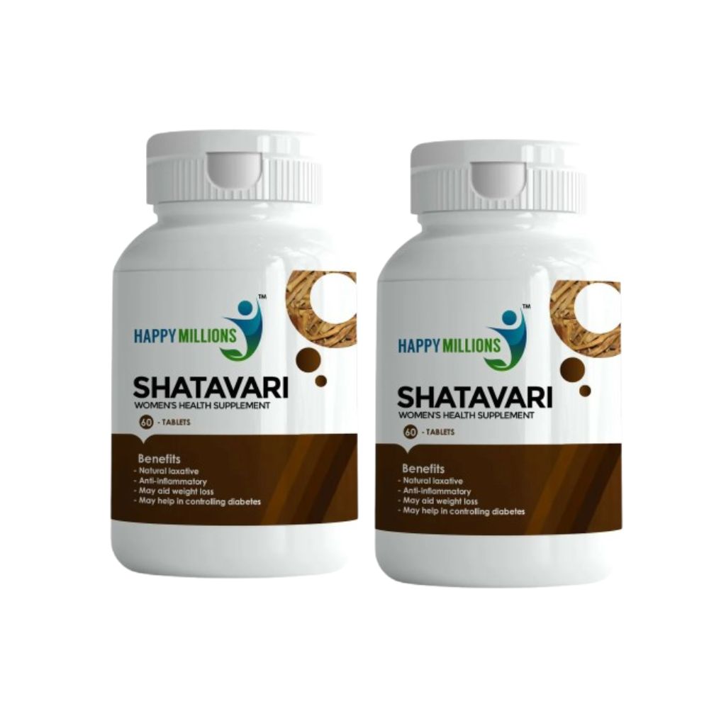 HappyMillions Shatavari Tablets - Distacart