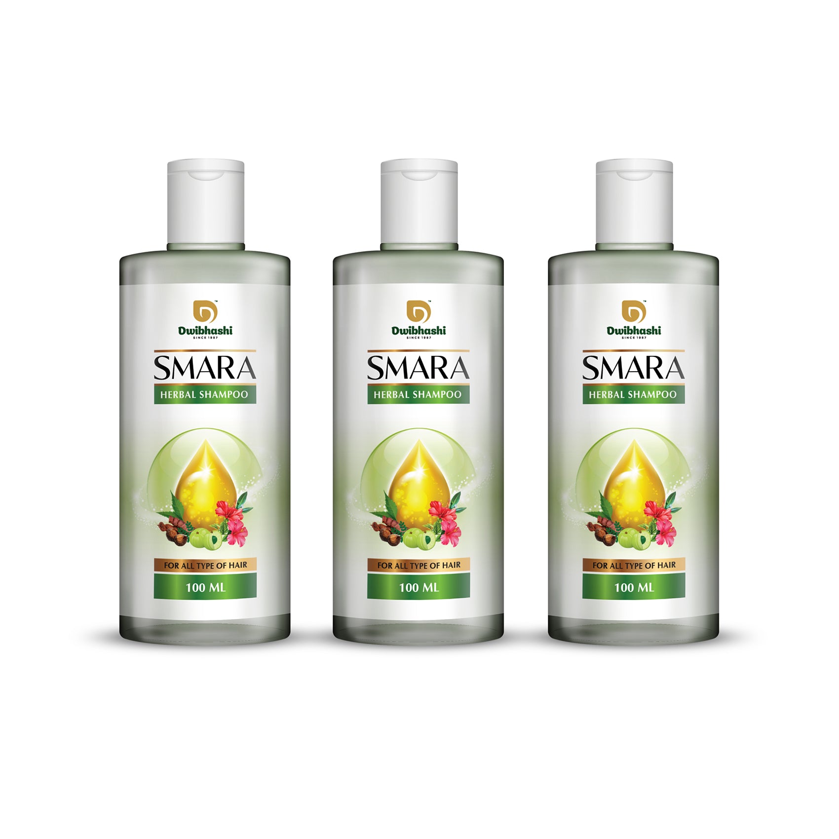 Dwibhashi Smara Herbal Shampoo - Distacart