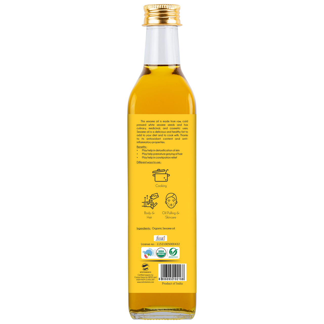 Sesame Oil 500ml 3
