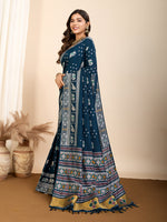 Thumbnail for Vedant Vastram Maslin Dola Silk Kanjeevaram Silk Saree - Morpich - Distacart