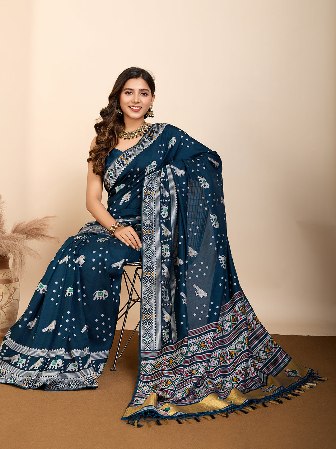 Vedant Vastram Maslin Dola Silk Kanjeevaram Silk Saree - Morpich - Distacart
