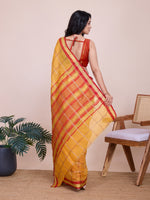 Thumbnail for Vedant Vastram Cotton Silk Jacquard Fancy Saree - Mustard - Distacart