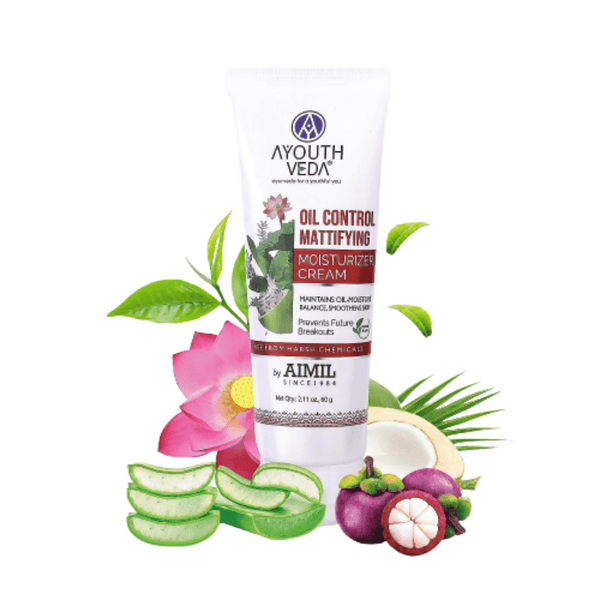 Ayouthveda Oil Control Mattfying Moisturizer Cream - Distacart