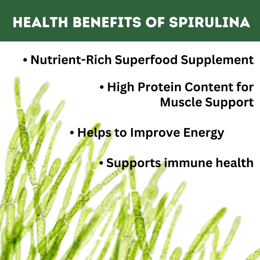 Herbal Hills Ayurveda Spirulina Tablets - Distacart