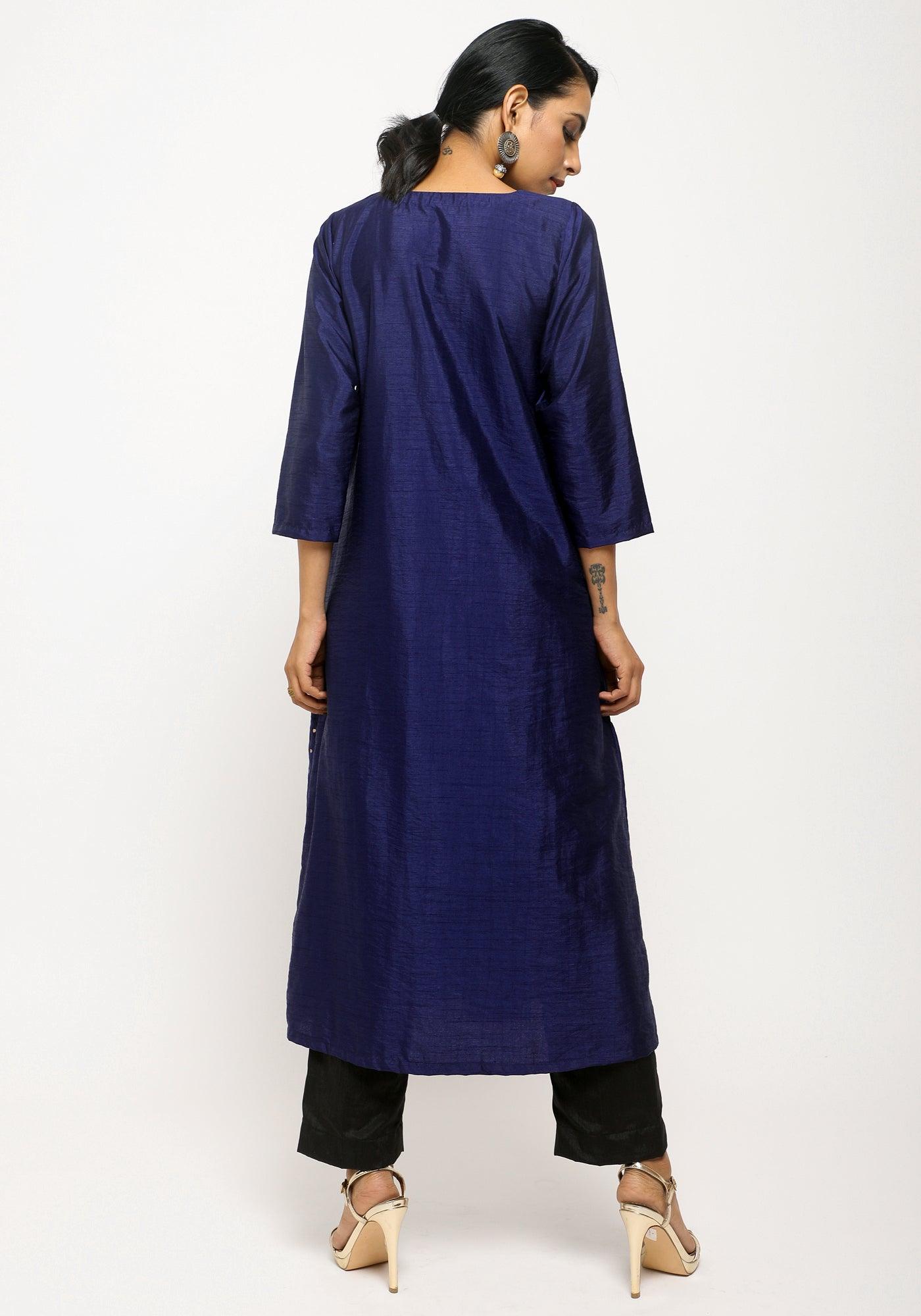 trueBrowns Blue Foil Angrakha Set - Distacart