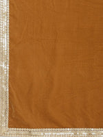 Thumbnail for trueBrowns Brown Velvet Shawl - Distacart