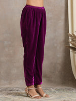 Thumbnail for trueBrowns Wine Velvet Pant - Distacart