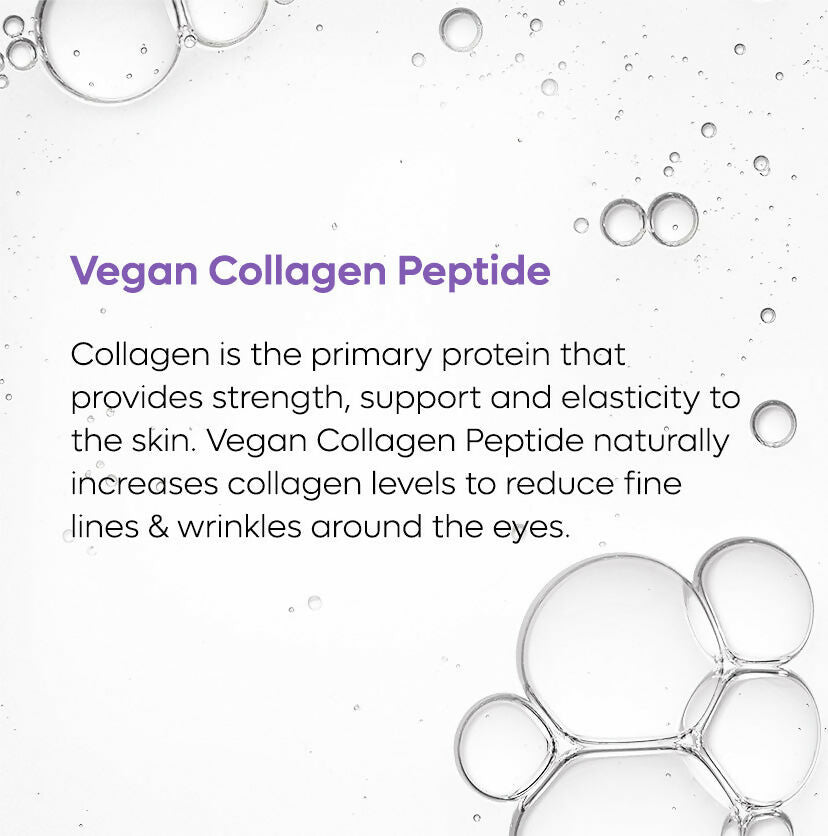 mCaffeine Black Tea Hydrogel Under Eye Patches with Vegan Collagen Peptide - Anti-Ageing - Distacart