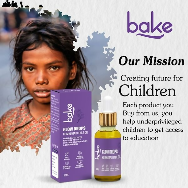 Bake Kumkumadi Face Oil For Brightening & Glowing Skin - Distacart