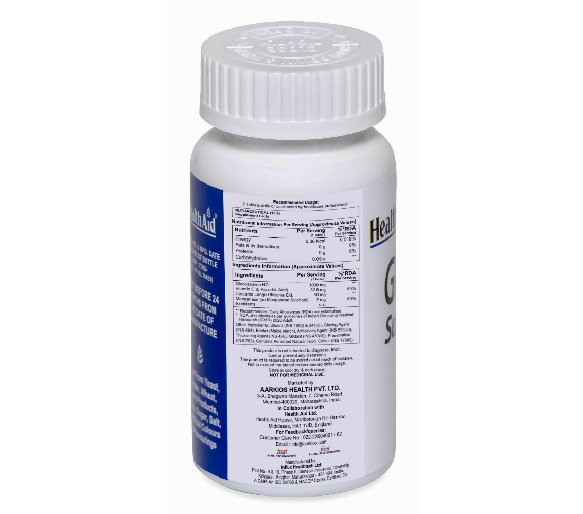 HealthAid Glucosamine HCL 1000mg  - 30 Tablets(3) (1)