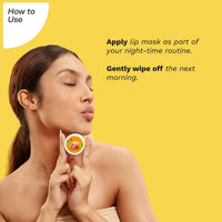 Thumbnail for Pilgrim 2% Vitamin C Lightening Lip Sleeping Mask For Glowing Lips with Australian Kakadu Plum & Lime Pearl - Distacart