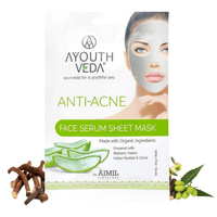 Thumbnail for Ayouthveda Anti Acne Face Serum Sheet Mask - Distacart