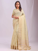 Thumbnail for Astita Organza Gold Saree