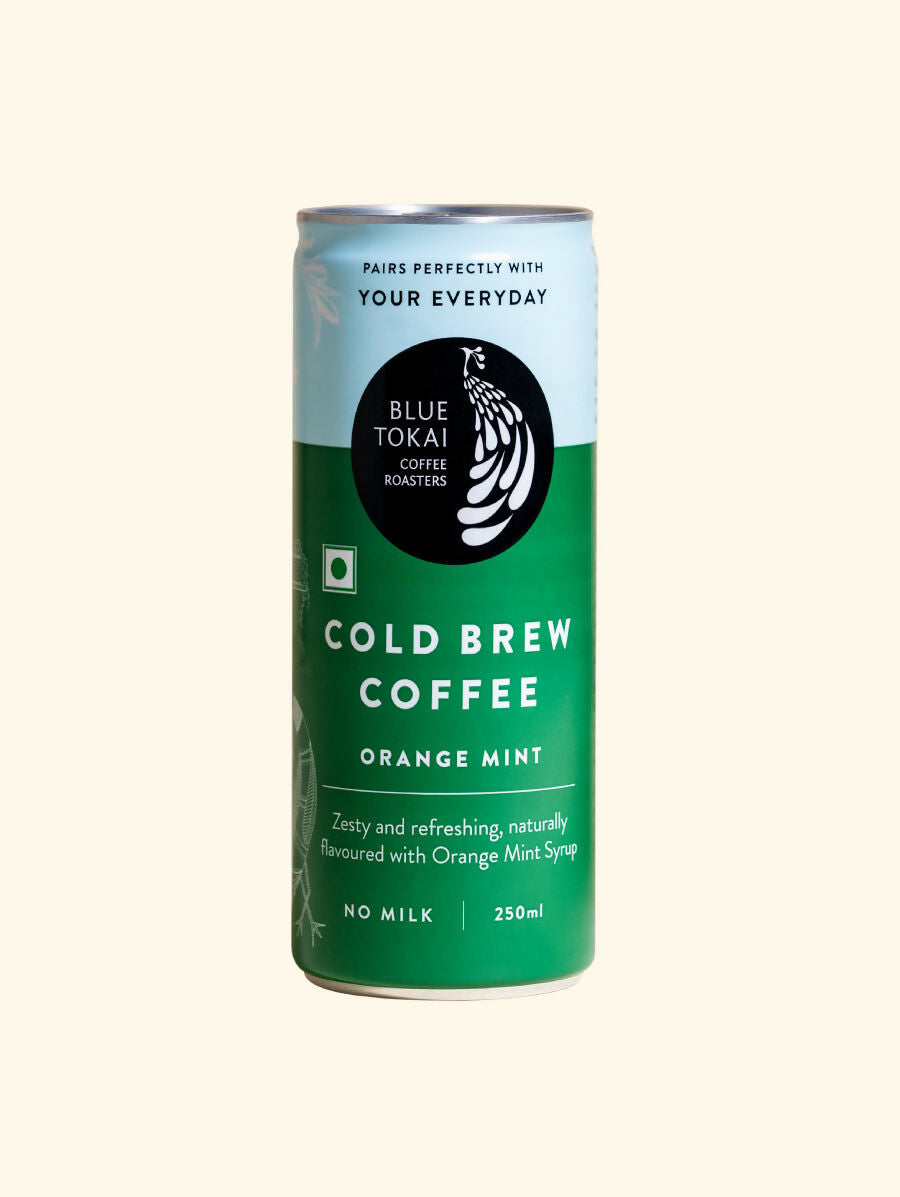 Blue Tokai Cold Brew Coffee Orange Mint Can - Distacart