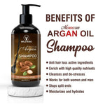 Thumbnail for Wildera Moroccan Argan Shampoo with Moroccan Argan Oil to Nourish Dull, Dry & Frizzy Hair - Distacart