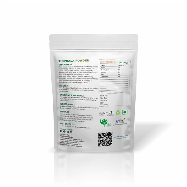AO Organic Triphala Powder - Distacart