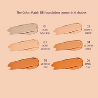 Thumbnail for Glam21 Color Match BB Foundation SPF15 - 01 Light Natural