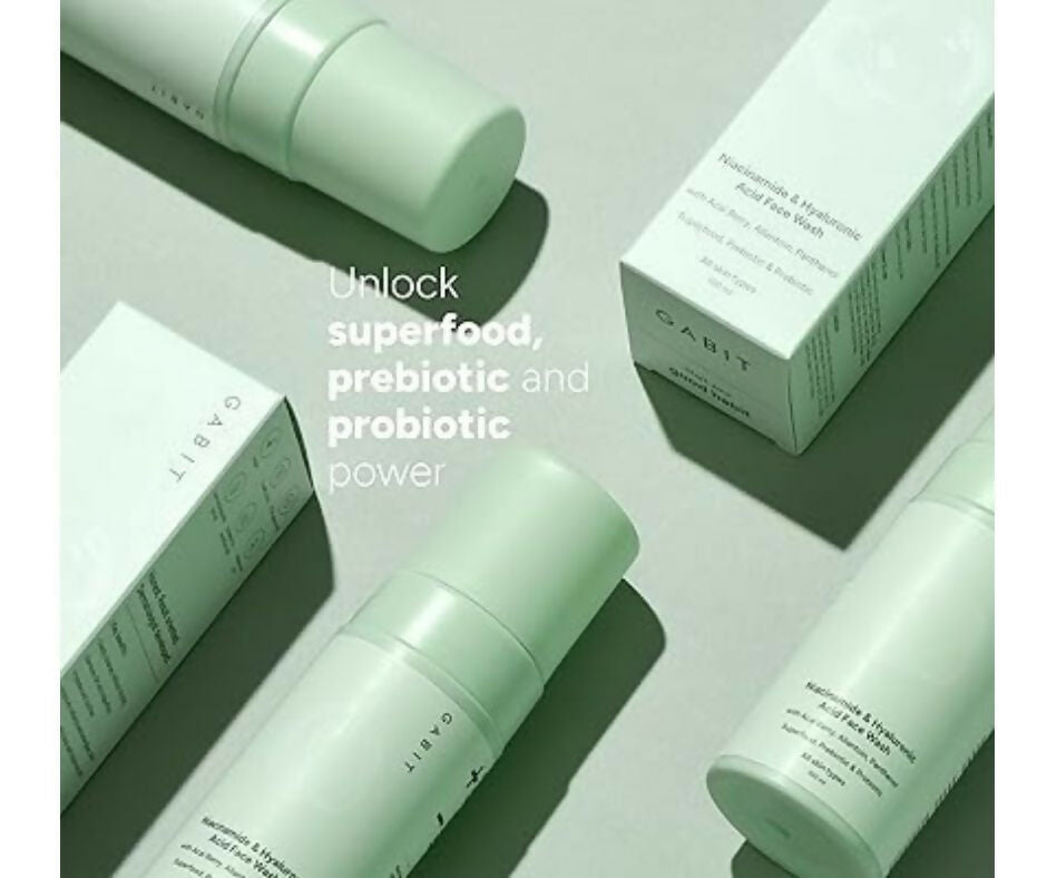 Gabit Niacinamide & Hyaluronic Acid Foaming Face Wash - Distacart