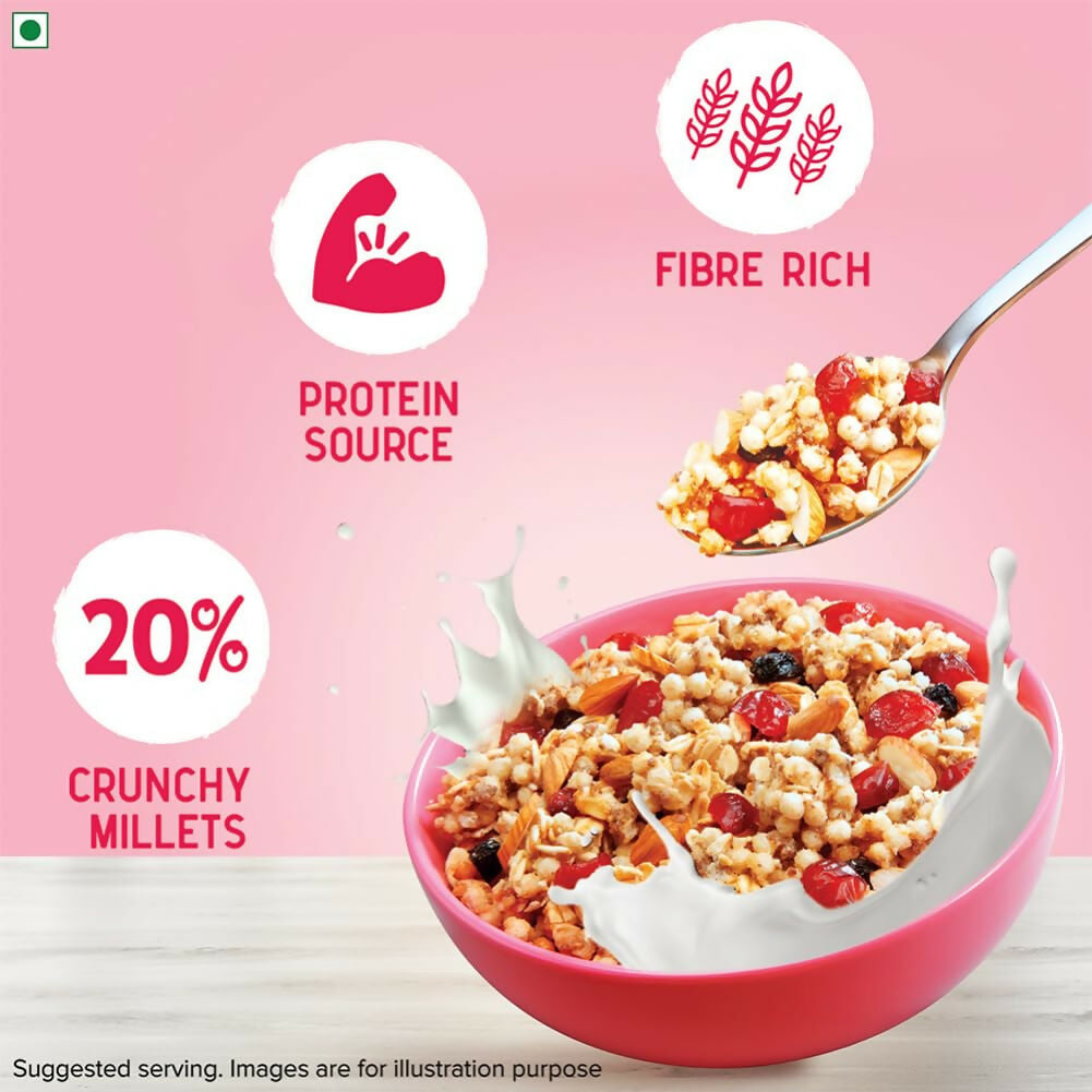 Tata Soulfull Millet Granola (Almonds & Cranberries) - Distacart