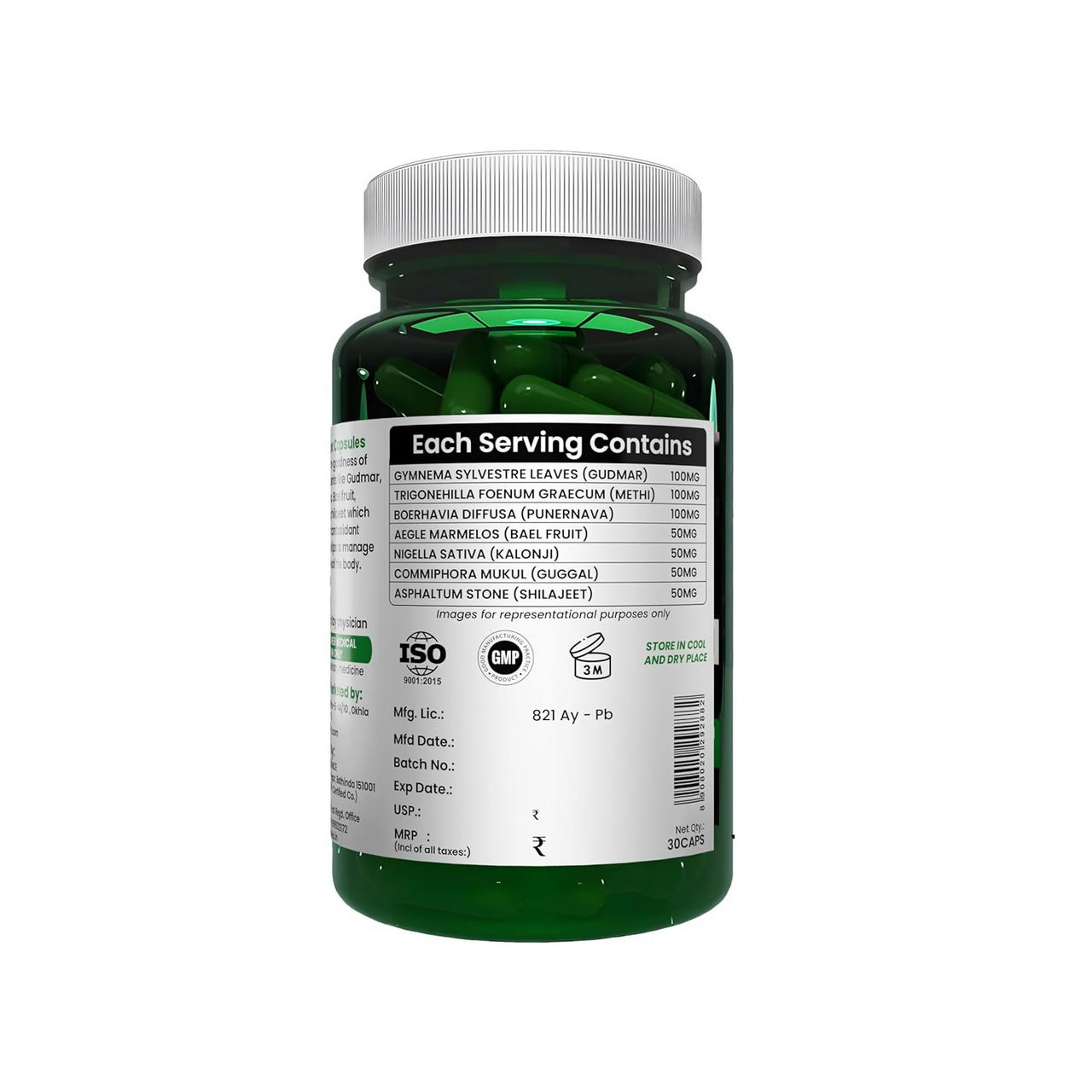Sheopal's Herbal Diabdex Diabetes Capsules