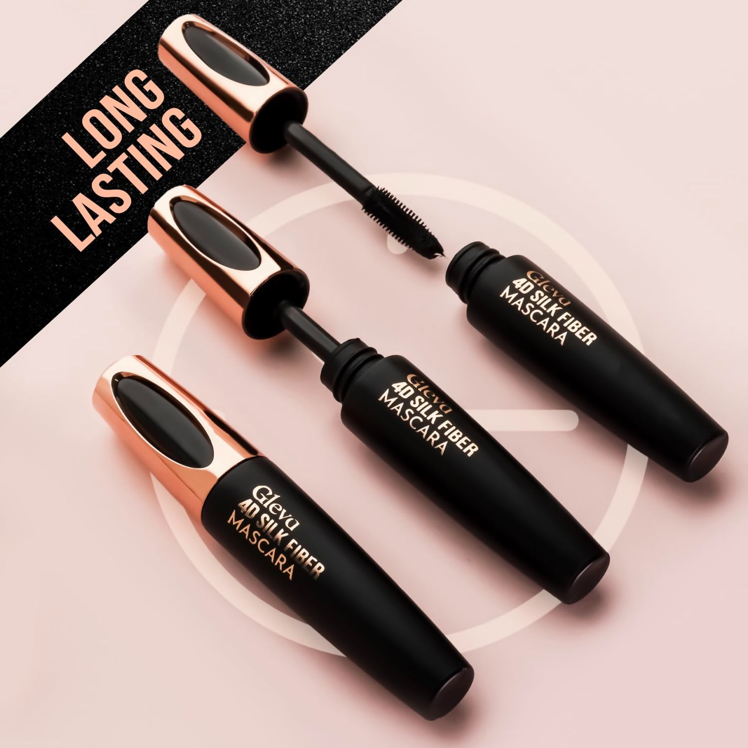 Gleva 4D Silk Fibre Mascara - Black - Distacart