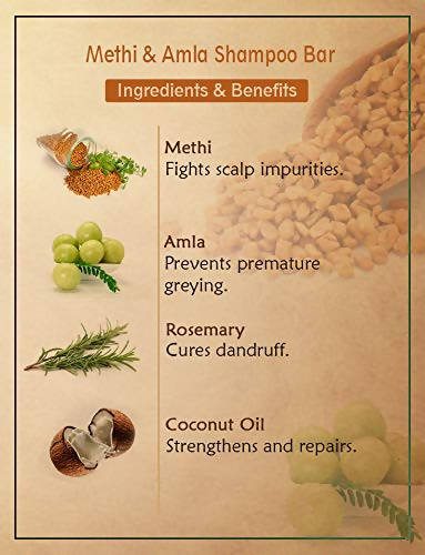 Ancient Living Methi & Amla Shampoo Bar uses