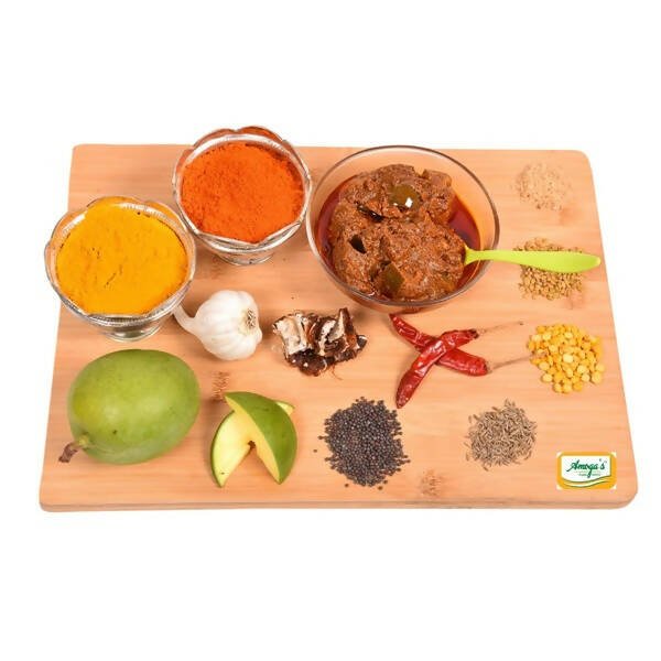 Amoga's Pickles Factory Andhra Authentic Mango Avakaya Pickle - Distacart