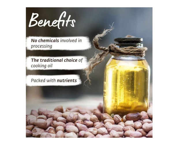 Isha Life Cold Pressed Groundnut Oil - Distacart