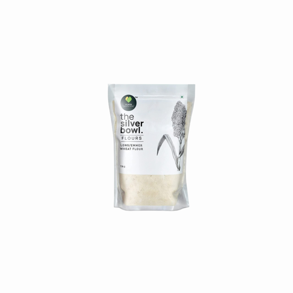 Vijaya Traditional Recipes The Silver Bowl Premium Emmer Wheat Flour (Khapli Wheat Flour) - Distacart