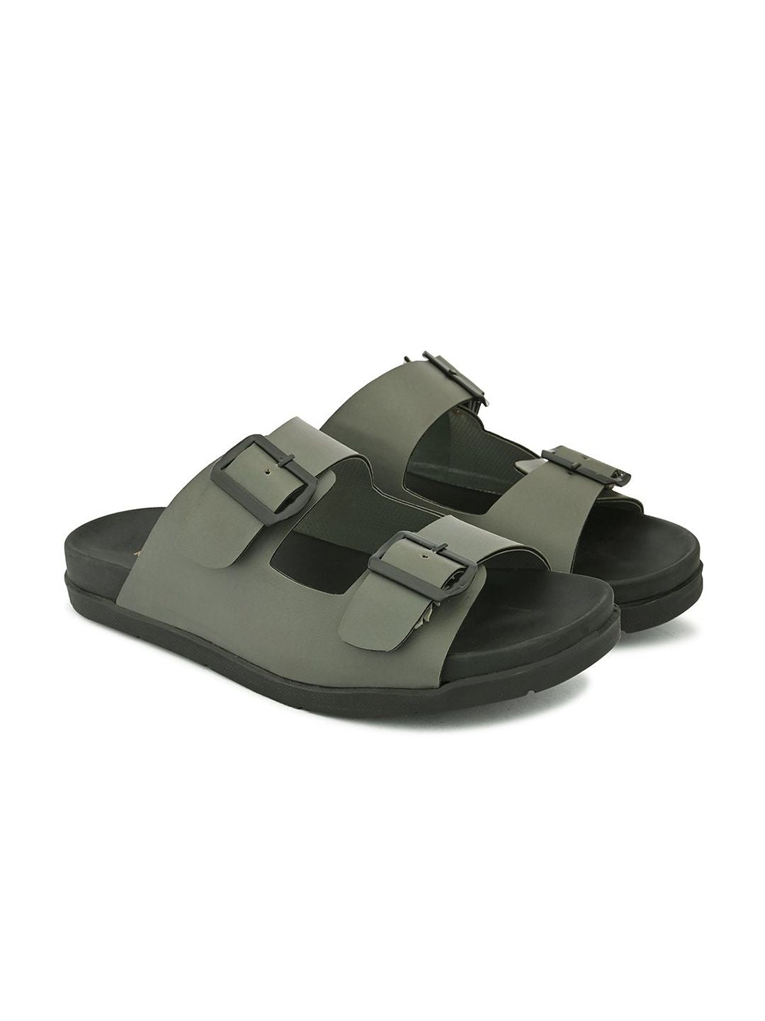 Roadster The Lifestyle Co Men Double Strap Comfort Footbed Sandals