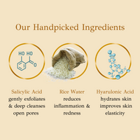 Thumbnail for dBasic Salicylic Acid Face Wash with Rice Water For Acne Prone Skin, Cleanses Pores & Excess Oil - Distacart