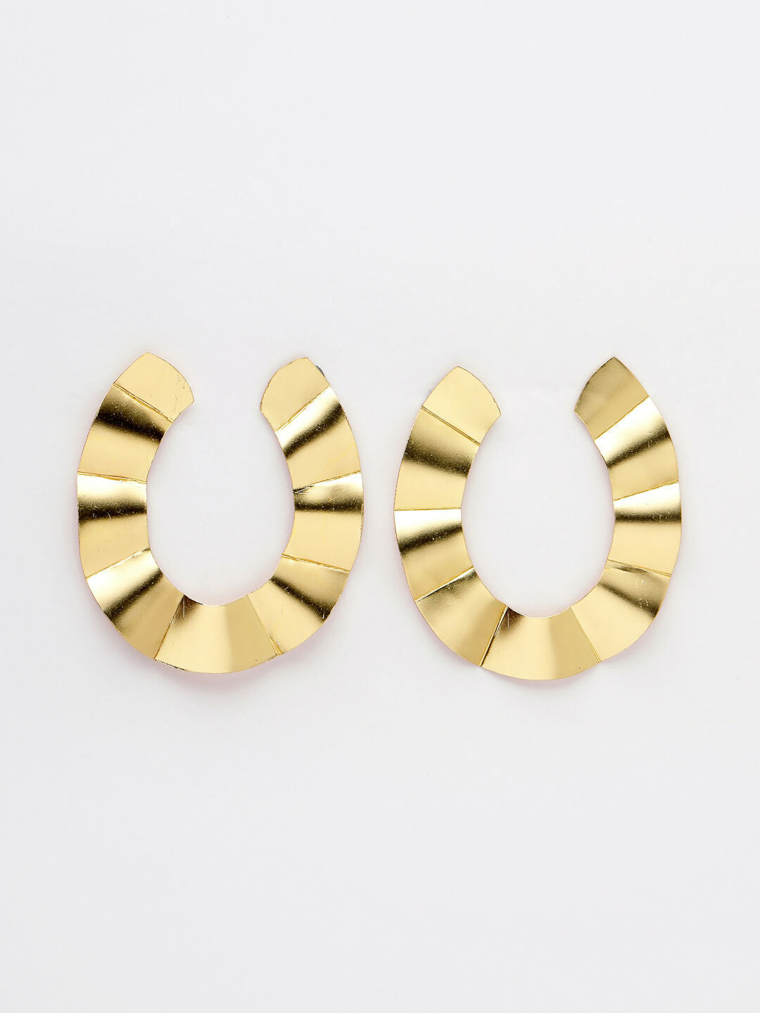 NVR Women Gold-Plated Contemporary Drop Earrings - Distacart