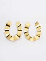 Thumbnail for NVR Women Gold-Plated Contemporary Drop Earrings - Distacart