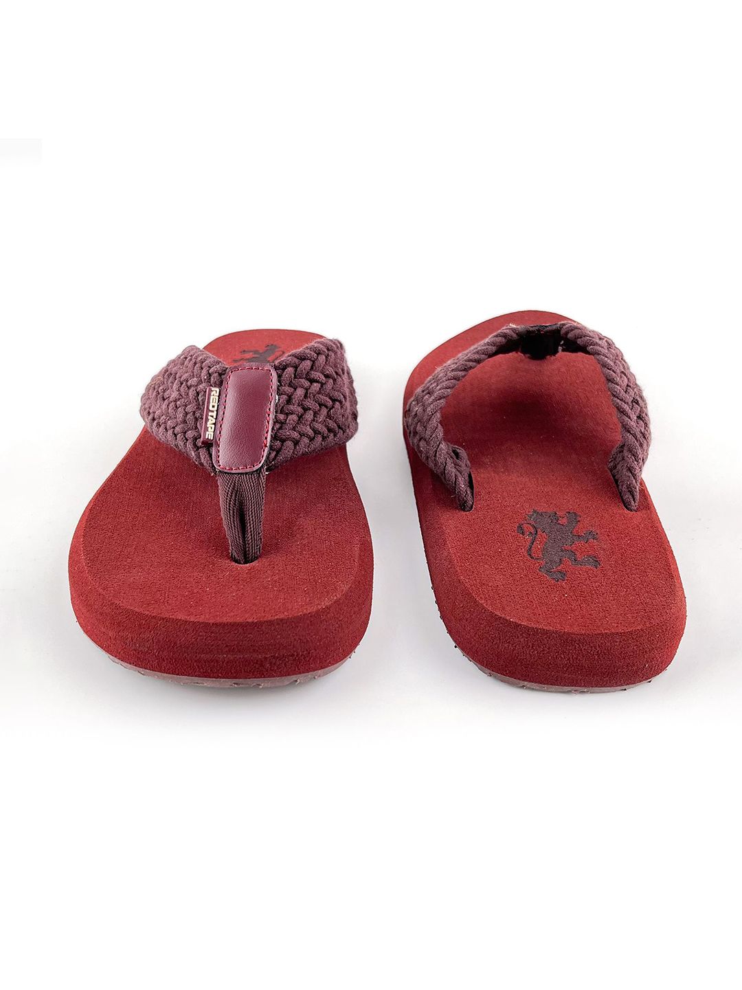 Red Tape Men PU Thong Flip-Flops