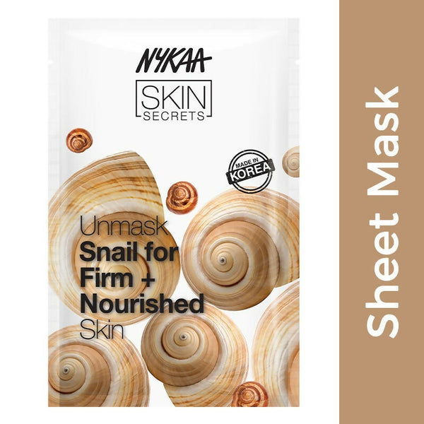 Nykaa Skin Secrets Exotic Indulgence Snail Sheet Mask For Firm & Nourished Skin - Distacart