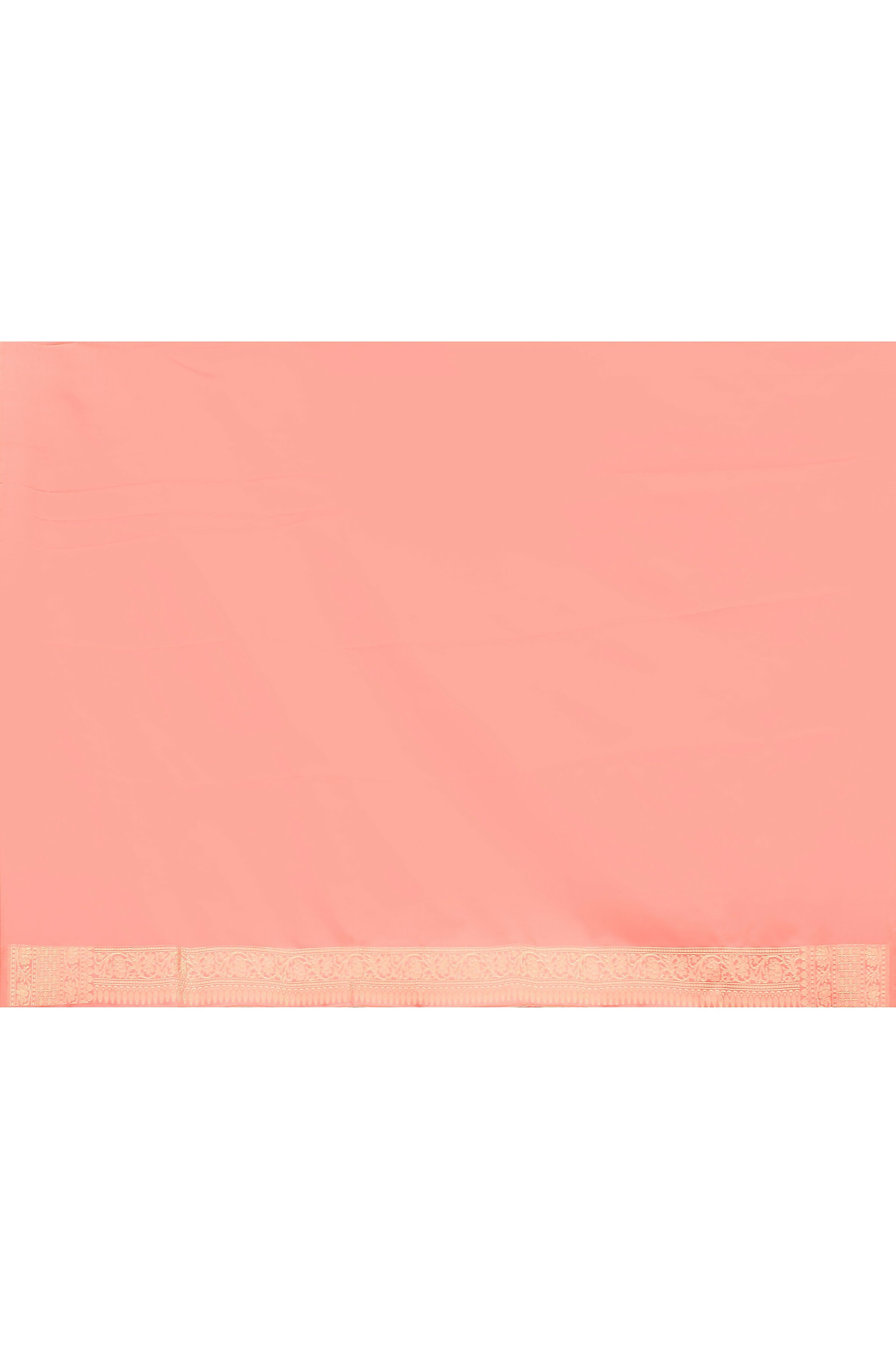 Joban Fashion Peach Banarasi Katan Pure Handloom Banarasi Silk Saree