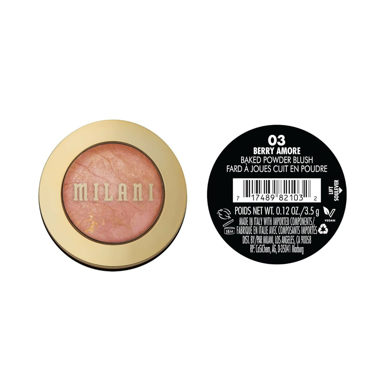 Milani Baked Blush - 03 Berry Amore - Distacart