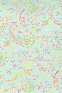 Thumbnail for Ahika Turquoise Blue Cotton Printed Kurta