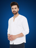 Thumbnail for Even Apparels Men's Pure Cotton White Kurta - Distacart