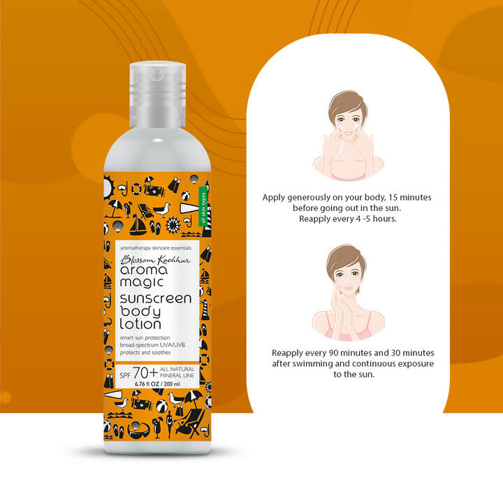 Blossom Kochhar Aroma Magic Sunscreen Body Lotion SPF 70+ - Distacart