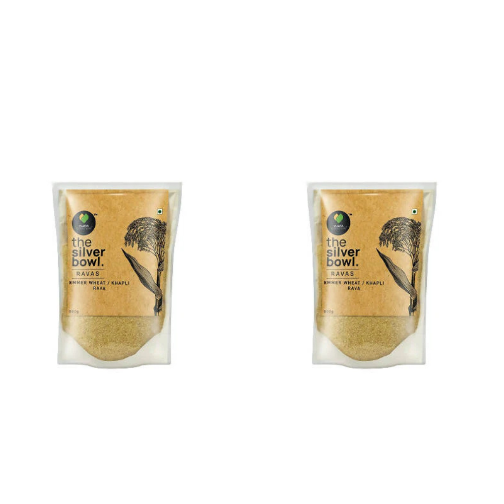 Vijaya Traditional Recipes The Silver Bowl Emmer Wheat (Khapli) Rava - Distacart